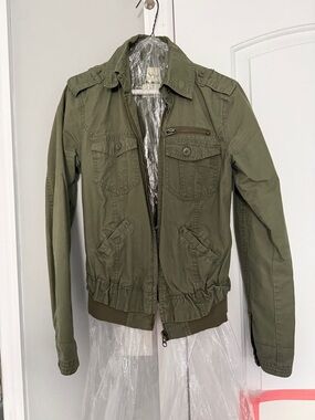 LTB MadHatter military green fitted utility jacket